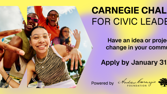 GRANTS: Apply for the Ashoka-Carnegie Challenge 2026/2027 for Civic Leadership