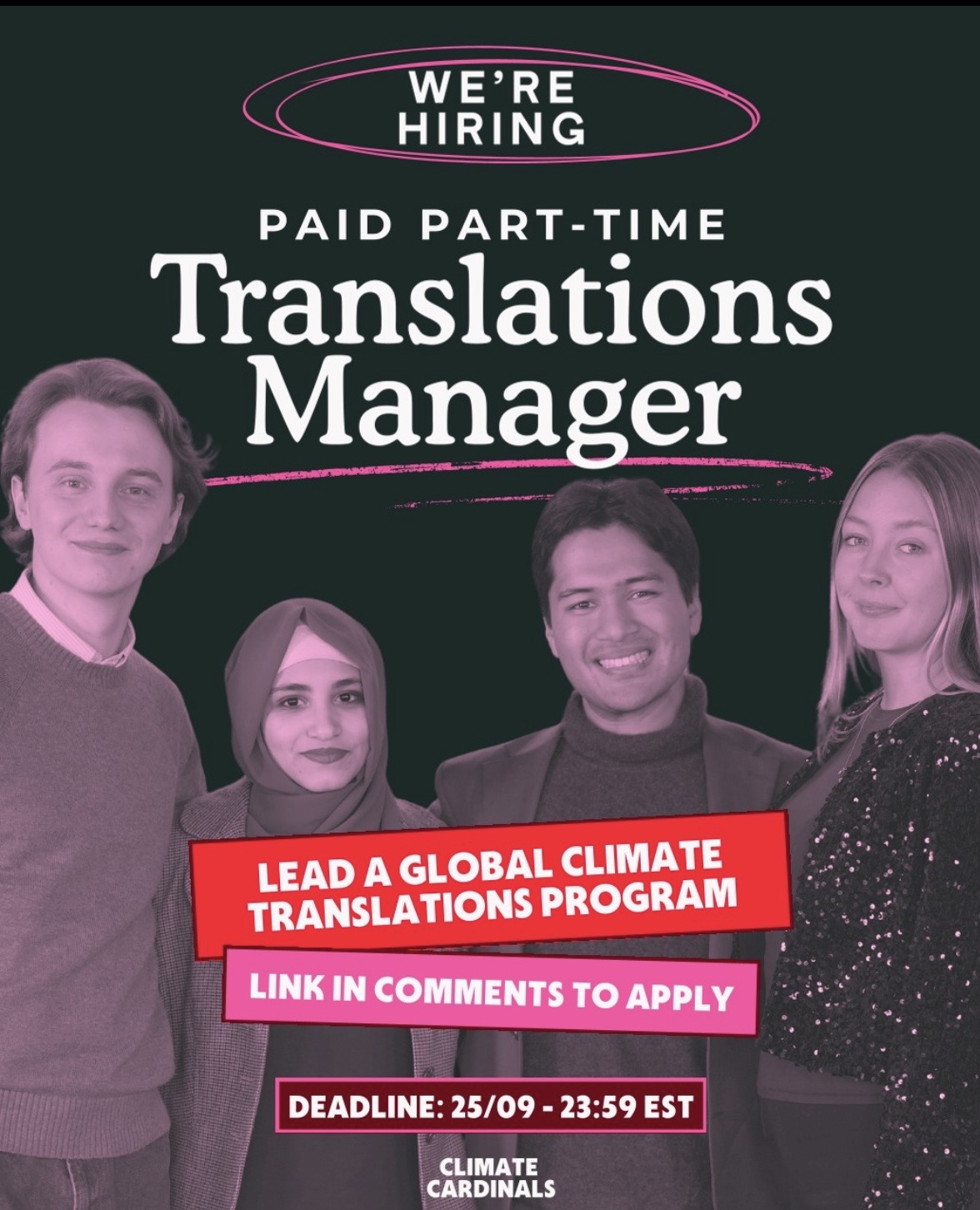REMOTE JOB: Climate Cardinals Translation Manager Recruitment ...