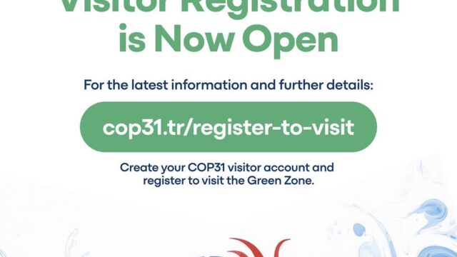 COP31 Green Zone Visitor Registration 2026 in Antalya, Türkiye