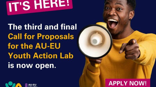 Apply for the AU-EU Youth Action Lab Grants 2026 to receive funding of up to €42,000 for innovation grants and €31,500 for entrepreneurship grants.