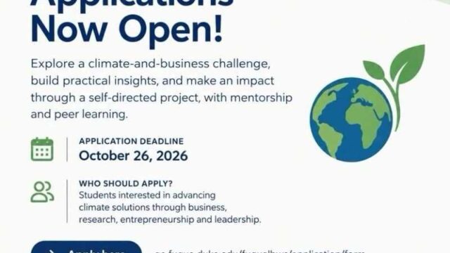 Apply for the ClimateCAP Fellowship 2027