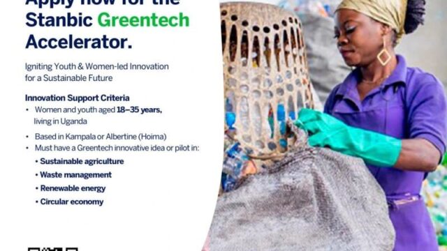Stanbic GreenTech Accelerator Programme 2026 for Youth and Women Entrepreneurs in Uganda – Apply now