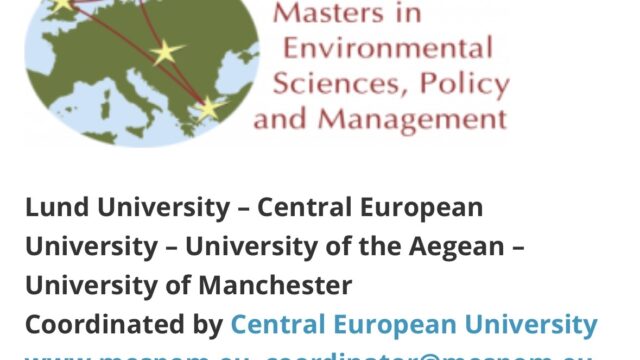 FULLY FUNDED TO AUSTRIA, SWEDEN AND THE U.K: Apply for the Erasmus Mundus Joint Master’s Degree in Environmental Sciences, Policy and Management (MESPOM) 2027–2029