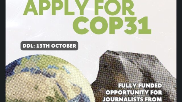 FULLY FUNDED TO COP31: Apply for the MediaNet International funded participation at COP31 in Türkiye for Central Asian Journalists