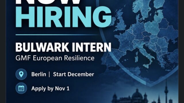 PAID INTERNSHIP: Apply for the European Resilience – BULWARK Project Internship
