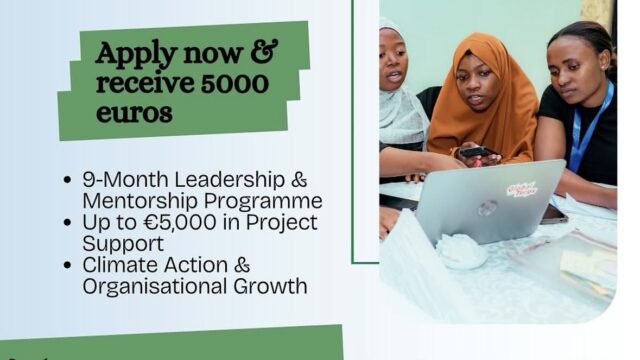CALL FOR APPLICATIONS: Apply for the Generation Kijani (Gen_K) Youth Climate Leadership and Mentorship Programme 2026/2027